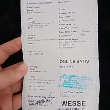 Saat & Saat Markası Ürünün Camını Çatlak Geri Yolladı