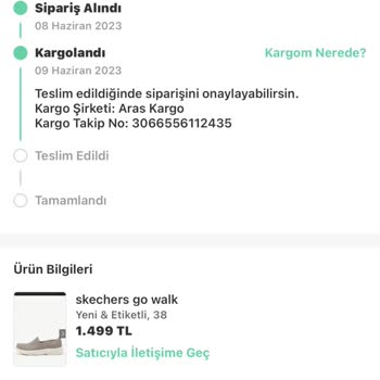Aras Kargo Sağlıkla İlgili Paketimi Teslim Etmediler