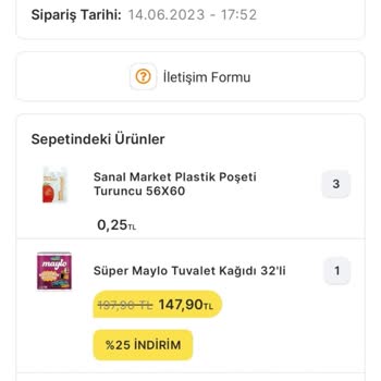 Migros Sanal Market Haksız Yere Ve Habersiz Sipariş İptali