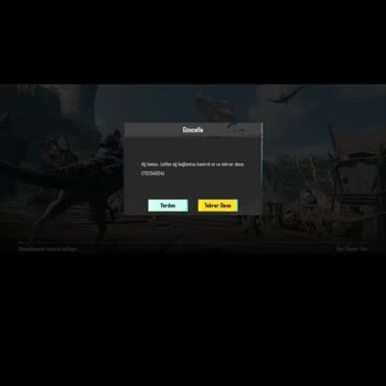 PUBG Mobile Gir Hatası İzin Hatası Ah Hatası