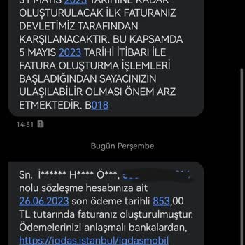 İGDAŞ Devletin Vermiş Olduğu Ücretsiz Doğalgaz Hakkına Fatura Oyunu