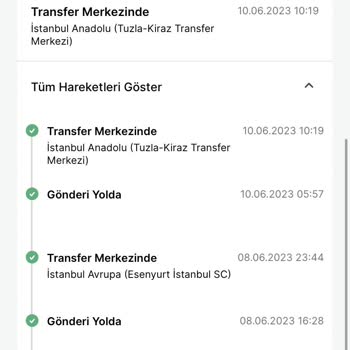 Trendyol Express Kargolarım Transfer Arabalarında Bekliyor Ve Gönderilmiyor