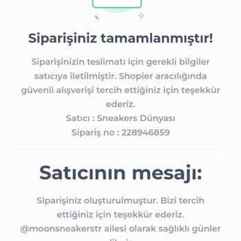 Moonsneakerstr Ödeme Yaptığım Ürün Teslim Edilmedi Ve İletişim Kuramadım