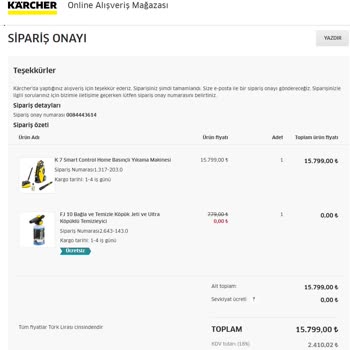 Karcher Türkiye'nin Gerçekten Bir Müşteri İlişkileri Var Mı?