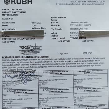 Kuba Motor Koruma Demiri Göndermiyor.