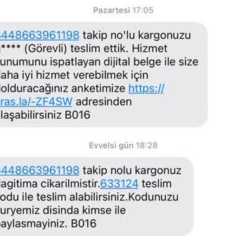 Aras Kargo Kargo Teslim Edildi Deyip Şubede Çıkması Ve Onu Da Gelip Alın Denmesi