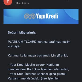 Yapı Kredi Bankası Kart Teslim Edilmiş Ama Bana Değil?