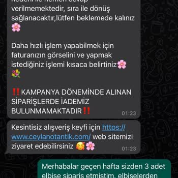 CEO Ceylan Otantik Ürün Elime 2 Aydır Ulaşmadı.