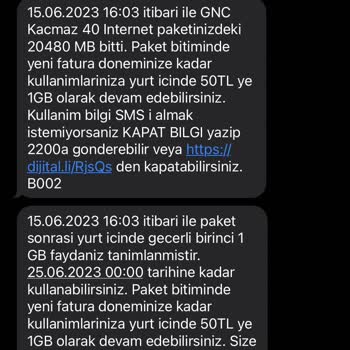 Turkcell Ek Paket Yüklenmesi