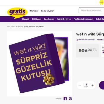 wet n wild Gratis'in Fiyatı Yükselince Sürpriz Kutu Siparişimi İptal Etmesi
