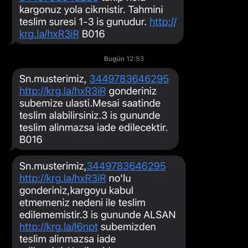 Aras Kargo Eve Teslim Olmaması