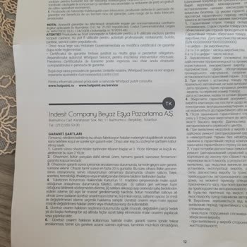 Vestel Eksik Garanti Süresi