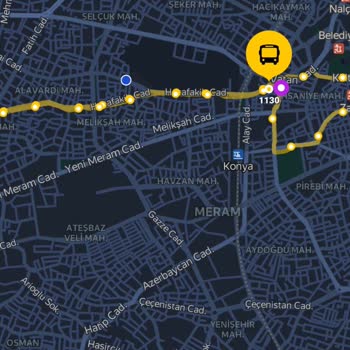 Konya Büyükşehir Belediyesi Belediye Otobüsünün Şoförleri