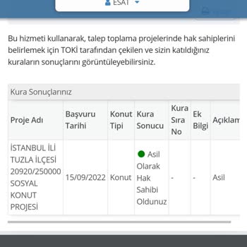 TOKİ İstanbul Tuzla 250 Bin Konu