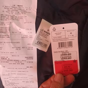 LCW Waikiki Raf Fiyatı İle Kasa Fiyat Farkı