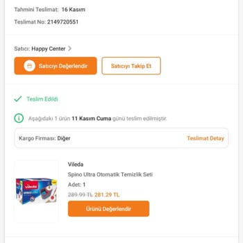 Vileda Spino Ultra Temizlik Seti Sap Bozulması