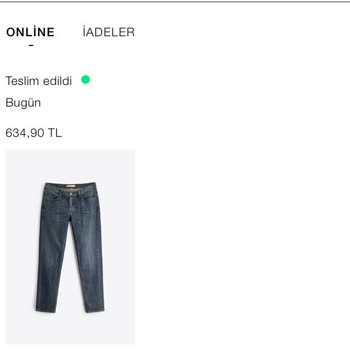 Zara 'dan Aldığım Jean'in Sol Bacağı Dışa Dönük