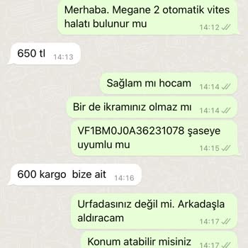 Ufuk Oto Çıkmacı Ufuk Oto Çıkma Siparişimi Göndermiyor