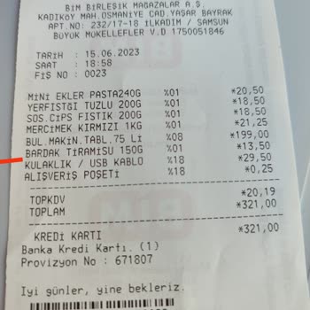 BİM'den Aldığım Özsüt Marka Tatlının Bozuk Olması