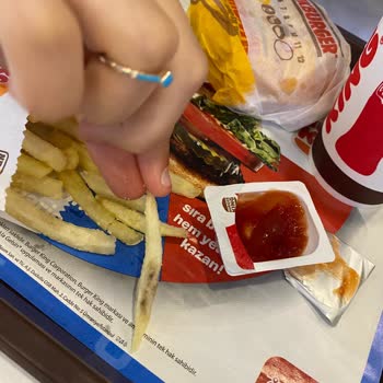 Burger King Kızartma Patatesin Çürük Çıkması