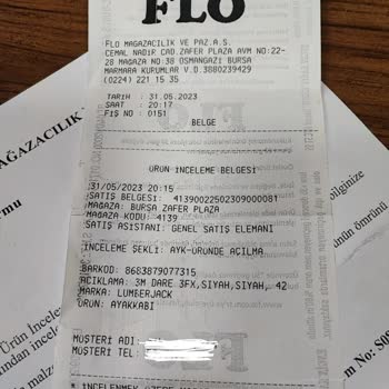 FLO Ayakkabı'dan Aldığım Ayakkabı 2 Ay Doldurmadı, Kullanıcı Hatasıymış