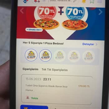 Domino's Pizza Rahatlığı Ve Geç Gelişi Biz Çözüm Artık Bir Çözüm