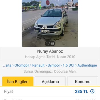 Sahibinden İlanda Araç Modeli Düzeltme