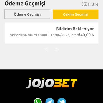 Jojobet 10 Saattir Banka Hesabıma Para Aktarılmadı!
