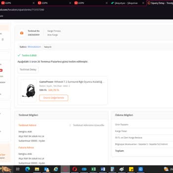 Trendyol Sattığı Ürün İçin Fatura İletmiyor