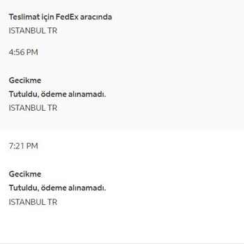 Fedex Gümrük Temsilciliğinde Yardımları Çok Eksik