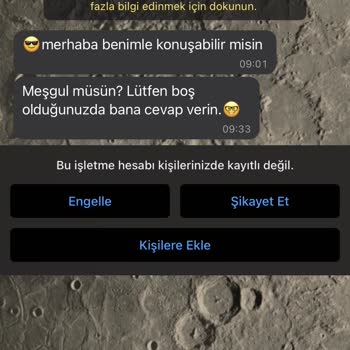 WhatsApp'tan +994 Kodlu Numaradan Mesaj