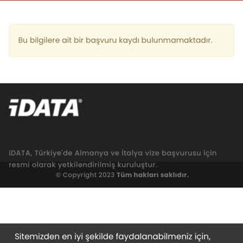 İData Randevu Tarihi Alamıyorum