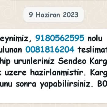 Ebebek Firmasının Yanlış Kargo Firması İle Anlaşması