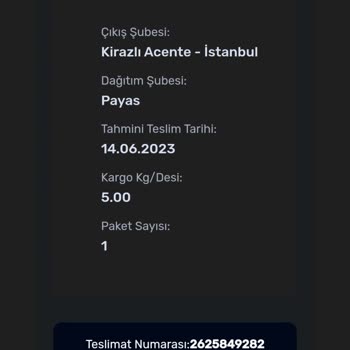 Sürat Kargo Kargomu Şubede Bekletiyor