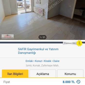 Safir Gayrimenkul Ve Yatırım Danışmanlığı İlanı Hakkında