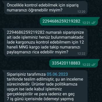 Koton'un İade Kargosunu Teslim Almaması