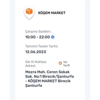 Sürat Kargo Gönderim Dağıtımda Ancak Tarafıma Ulaşmadı.