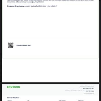 Novacar Enuygun.com Araç Kiralama Para İadesi