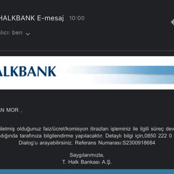 Halkbank Deprem Kredisi Hayat Sigortası İptal Talebi.