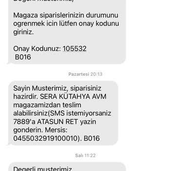 Atasun Optik Gözlüğümü Teslim Etmiyor Satış Danışmanı İade Edin Diyor