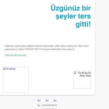 Vavacars Mail Ve SMS Listesinden Çıkarmıyor