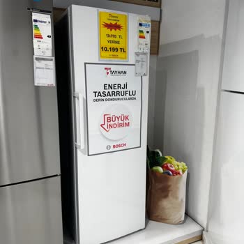 Bosch Derin Dondurucu Satın Aldım, Fiyatı 10770 Tl İken 1-2 Hafta İçinde 10199 Tl'ye Düştü