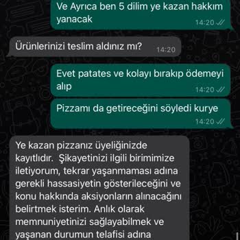 Domino's Pizza Promosyon Pizza Sistemlerinde Gözükmediği İçin Mağdur Edildim