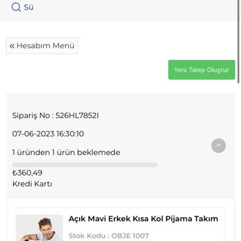 Obje İç Giyim İademin Onay İşlemi Uzadı