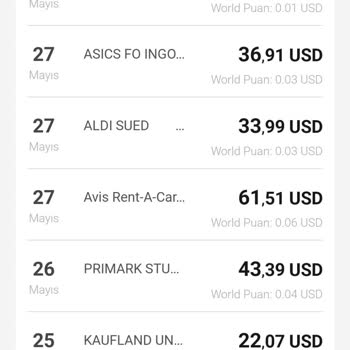 VakıfBank Yurt Dışı Kredi Kartı Harcamalarının Ekstreye USD Olarak Yansıtılması