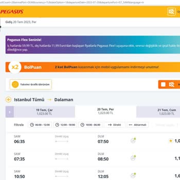 Pegasus Para Ödeyerek Açığa Aldırdığım Bilet İçin Tekrar Para Talep Ediliyor