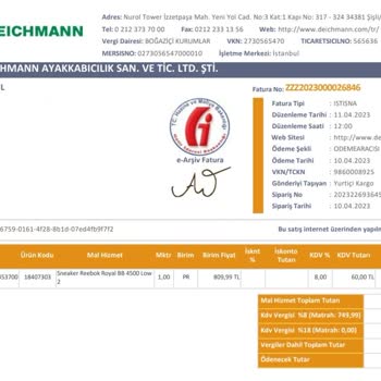 Reebok Deri Sneaker Ayakkabıda Burun Çatlaması