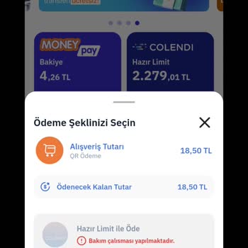 Moneypay Limit Sorunu