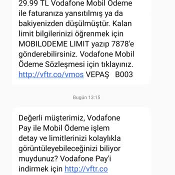 Vodafone Hizmet Satın Alma