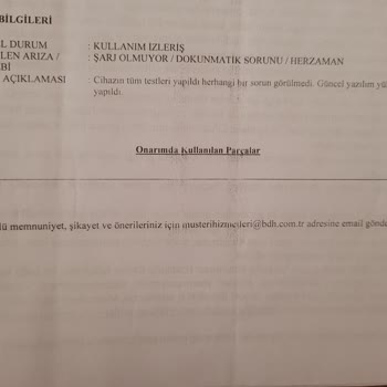 Samsung Telefon S20 Memnuniyetsizliği